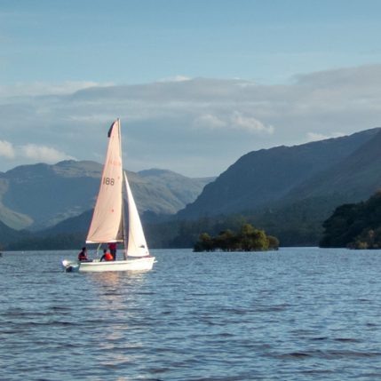 Sailing Derwent Water Marina